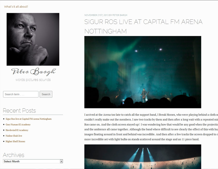 Peter Bargh.com website
