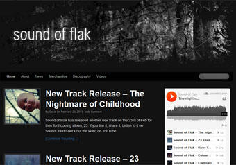 Sound Of Flak.com website